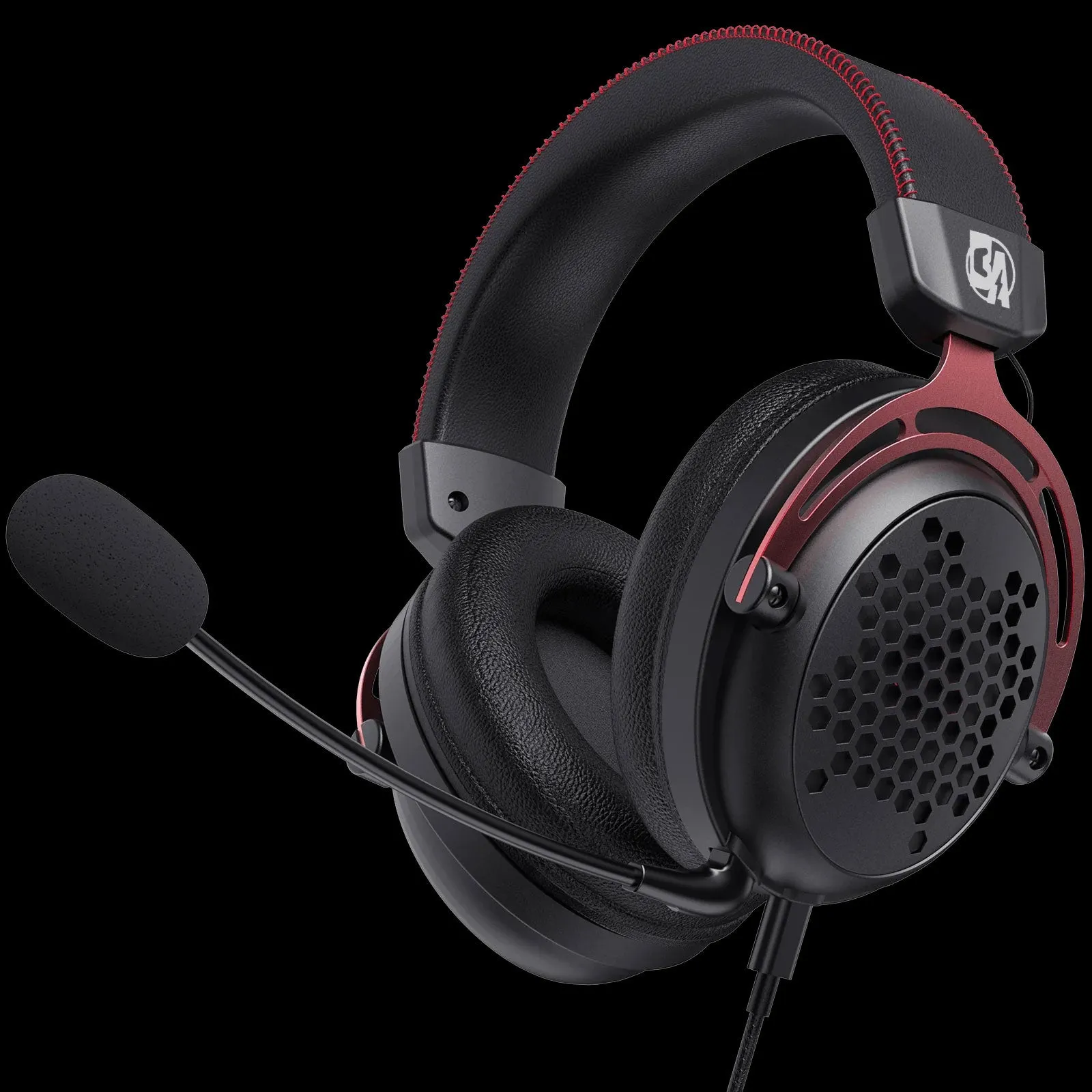 BOLT AXTION H386 Diomedes 7.1 Surround Sound Wired Gaming Headset – 53MM Drivers, Detachable Mic, USB & 3.5mm AUX for PC, PS5/4, Xbox Series X/One, NS