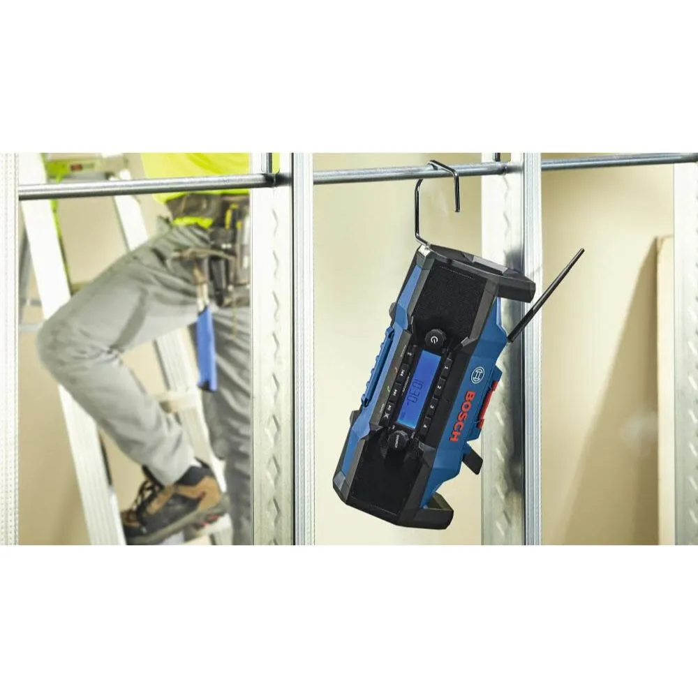 Bosch GPB18V-2CN 18V Compact Jobsite Radio with Bluetooth 5.0