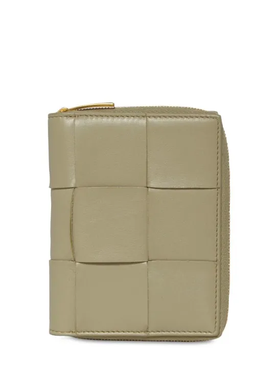 Bottega Veneta   Compact Cassette zip around wallet 
