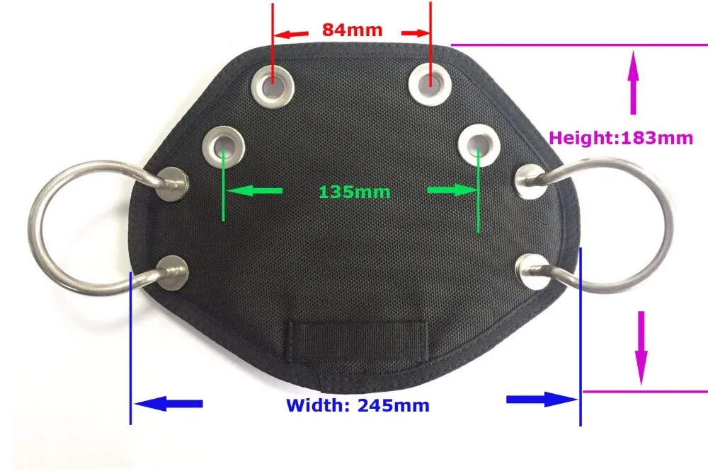 Buttplate for Sidemount BCD
