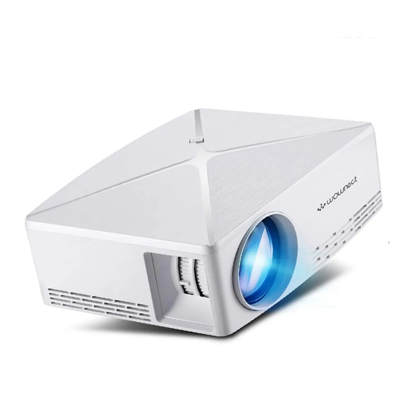 C80 Android Home Theater Smart Projector 4K LED 2200Lumens WiFi Portable HD Projector 1280x720 [ 1GB RAM 8GB ROM ] [Image Size: 30 - 120 inch]