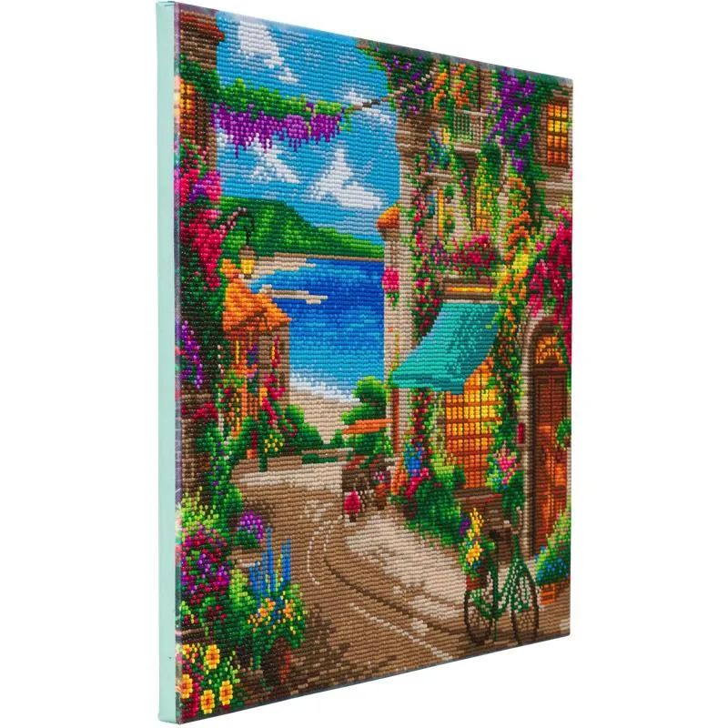 CAK-TK6L: "Italian Café"" 40x50cm Crystal Art Kit  THOMAS KINKADE"