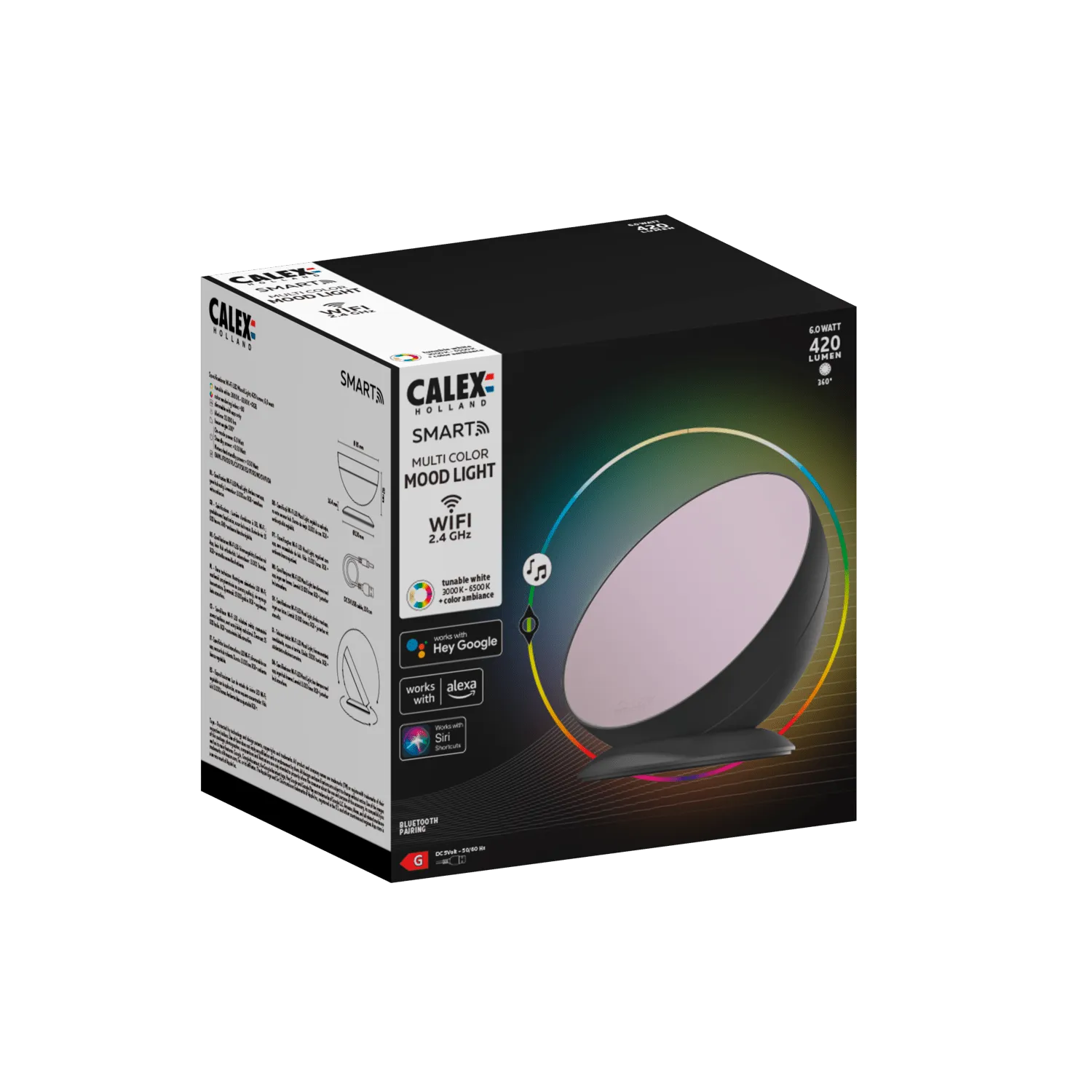 Calex Smart Table Lamp - Mood light - RGB Warm White
