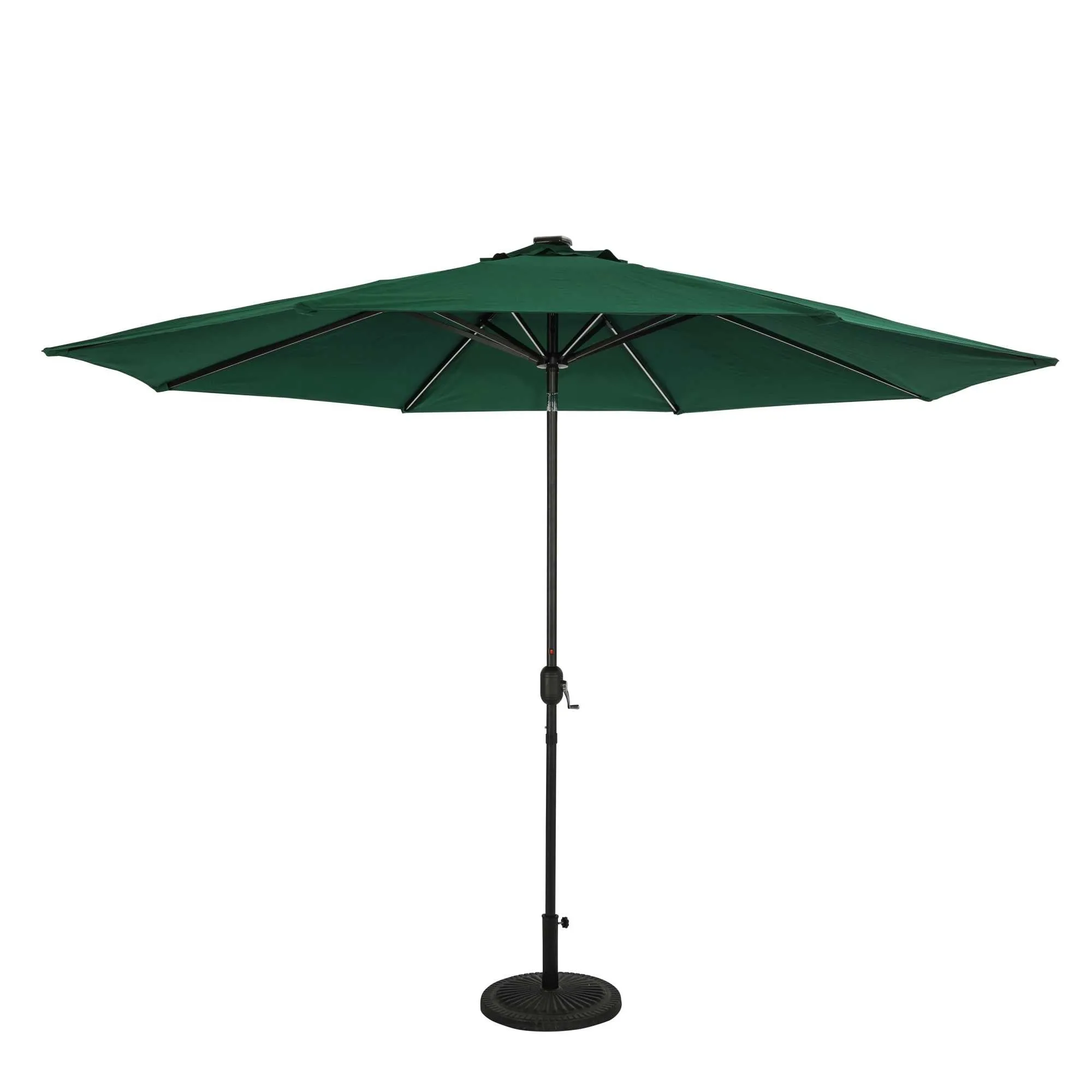 Calypso Fiesta 11-ft Octagonal Market Umbrella with Solar LED Lights - Breez-Tex