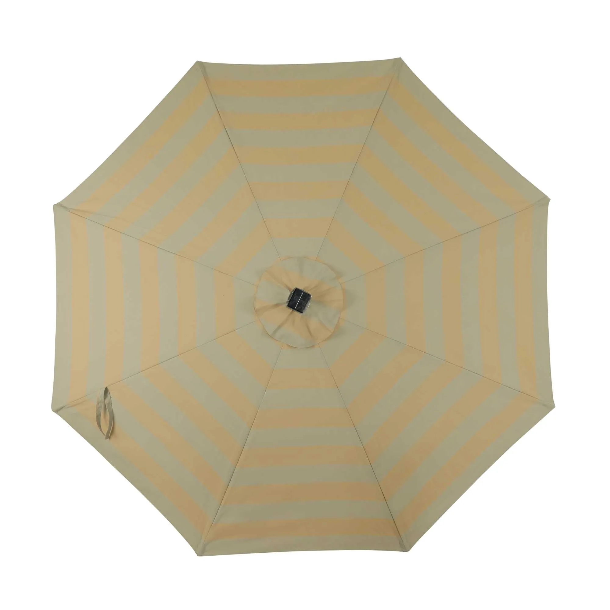 Calypso Fiesta 11-ft Octagonal Market Umbrella with Solar LED Lights - Breez-Tex