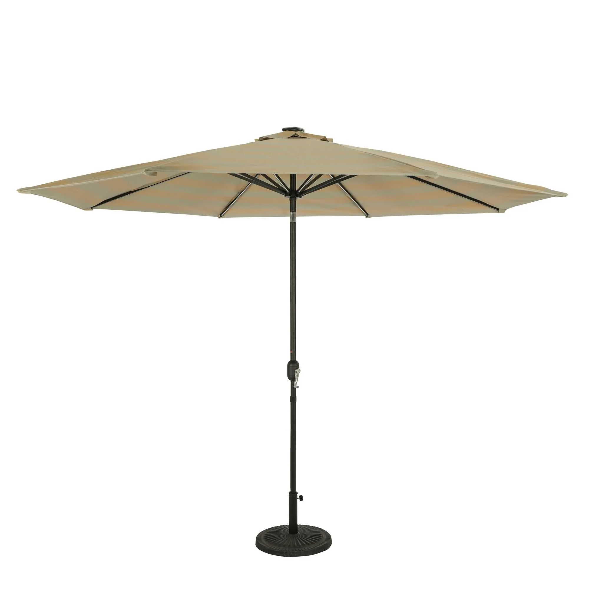 Calypso Fiesta 11-ft Octagonal Market Umbrella with Solar LED Lights - Breez-Tex