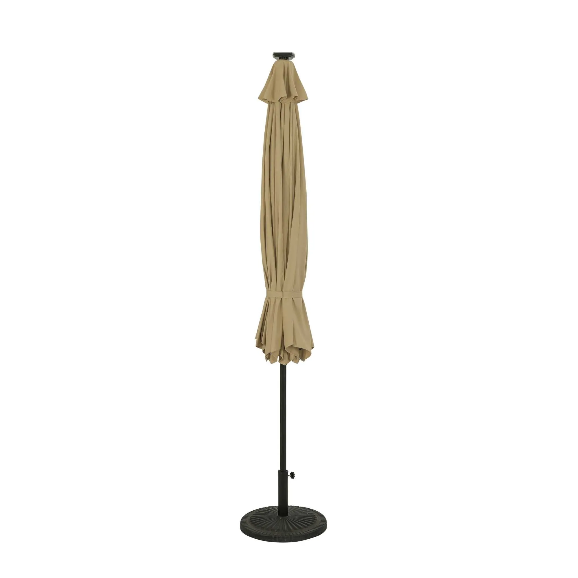 Calypso Fiesta 11-ft Octagonal Market Umbrella with Solar LED Lights - Breez-Tex