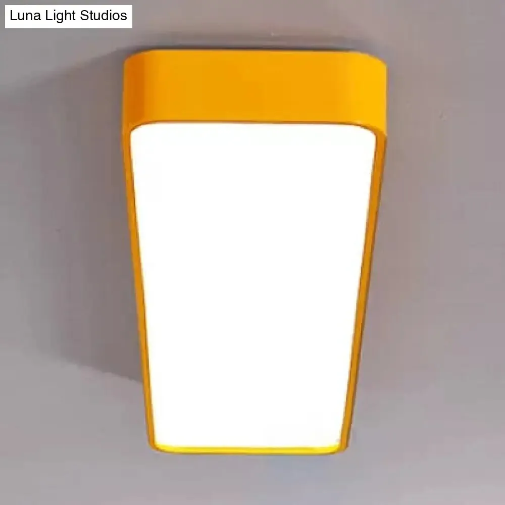 Candy Colored LED Ceiling Lamp for Baby and Kids' Bedroom - Acrylic Linear Mount