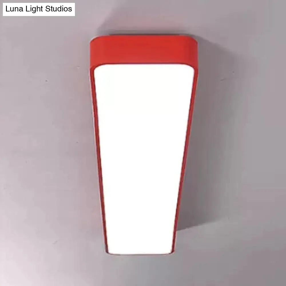 Candy Colored LED Ceiling Lamp for Baby and Kids' Bedroom - Acrylic Linear Mount