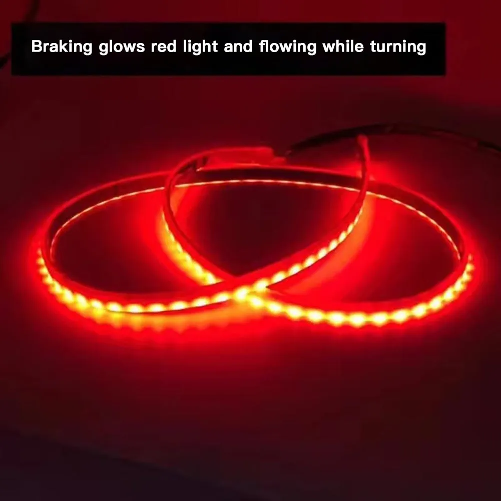 Car Additional Stop Light Floating LED Strip 12V Auto Trunk Tail