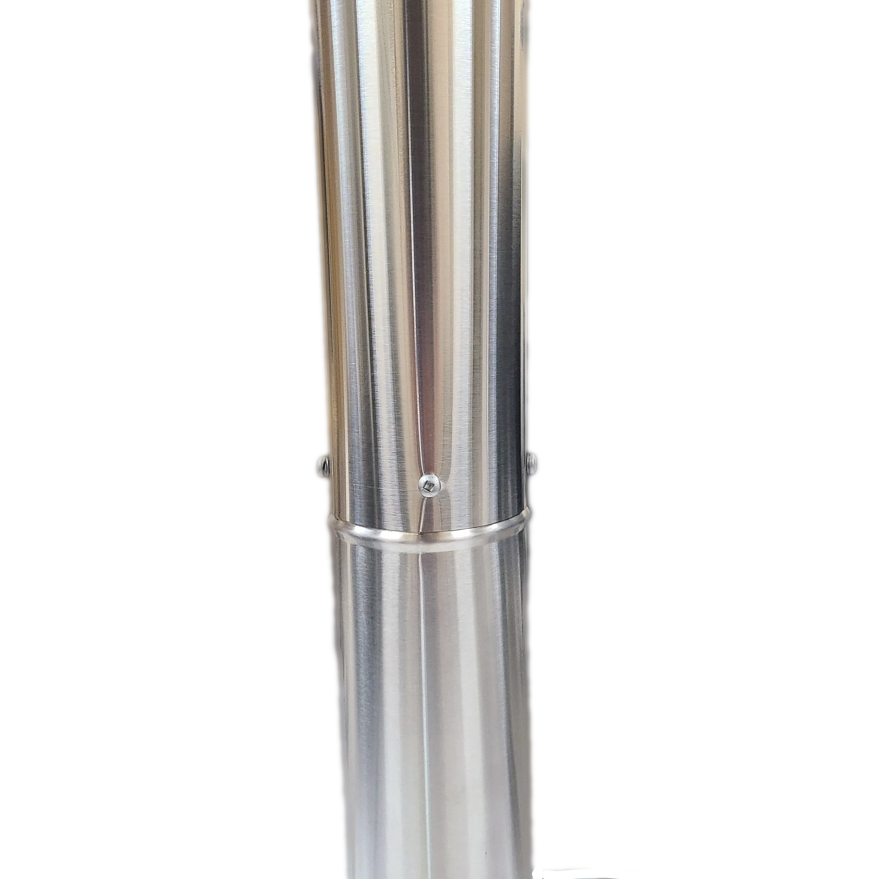 CB-3012-SS 3" Stainless Steel Double Wall Flue Pipe, 12" Long