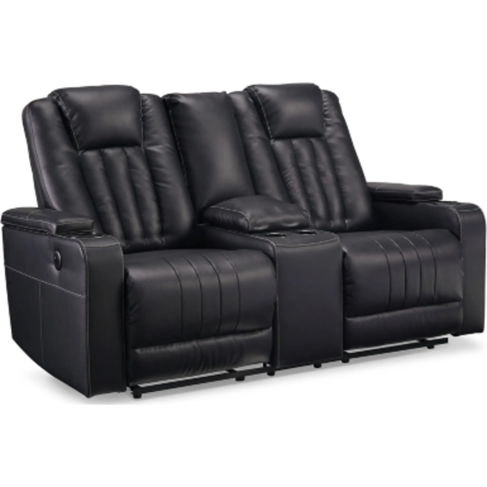 Center Point Reclining Loveseat with Console