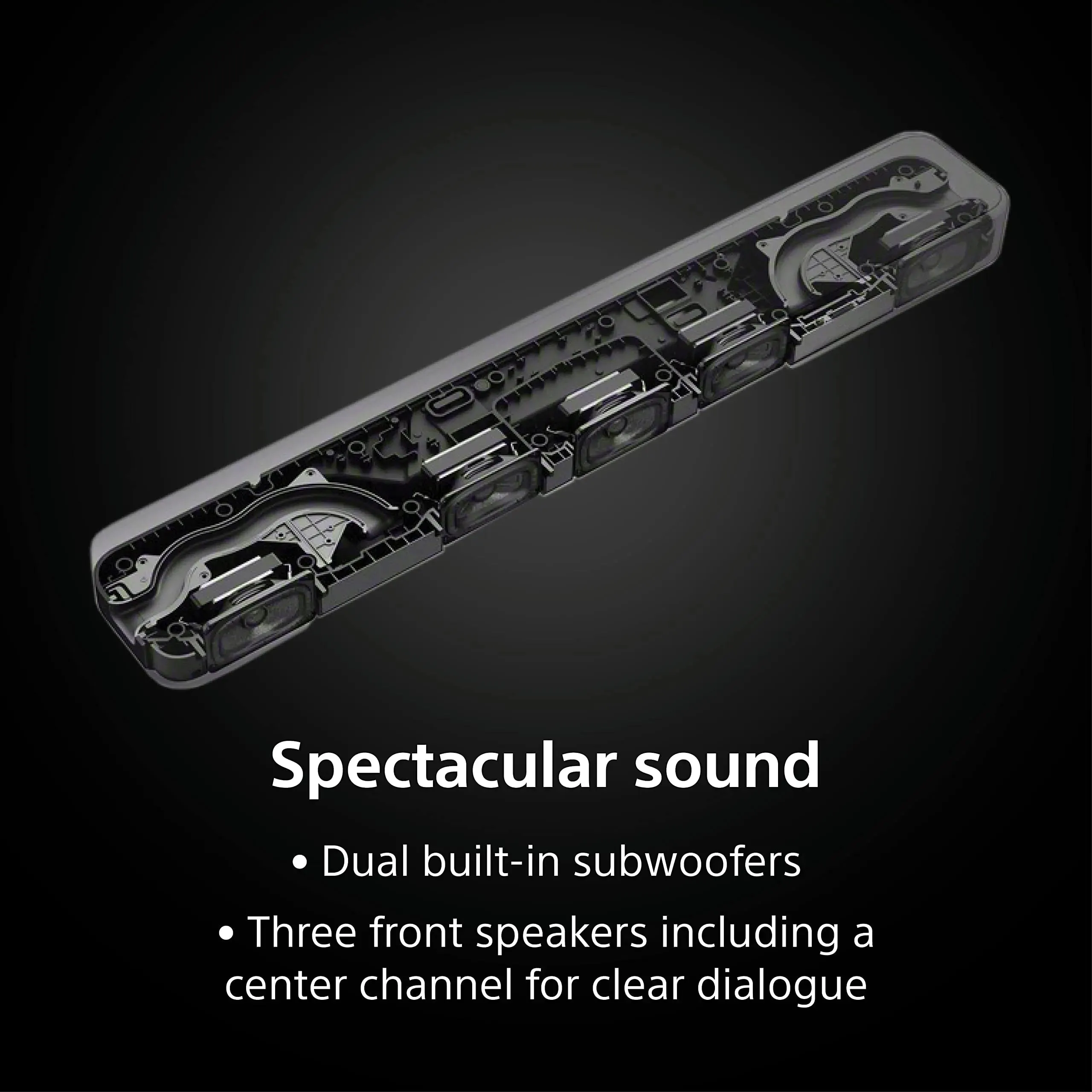 Certified Refurbished - Sony HT-S2000: 3.1ch Dolby Atmos/DTS:X Soundbar Surround Sound