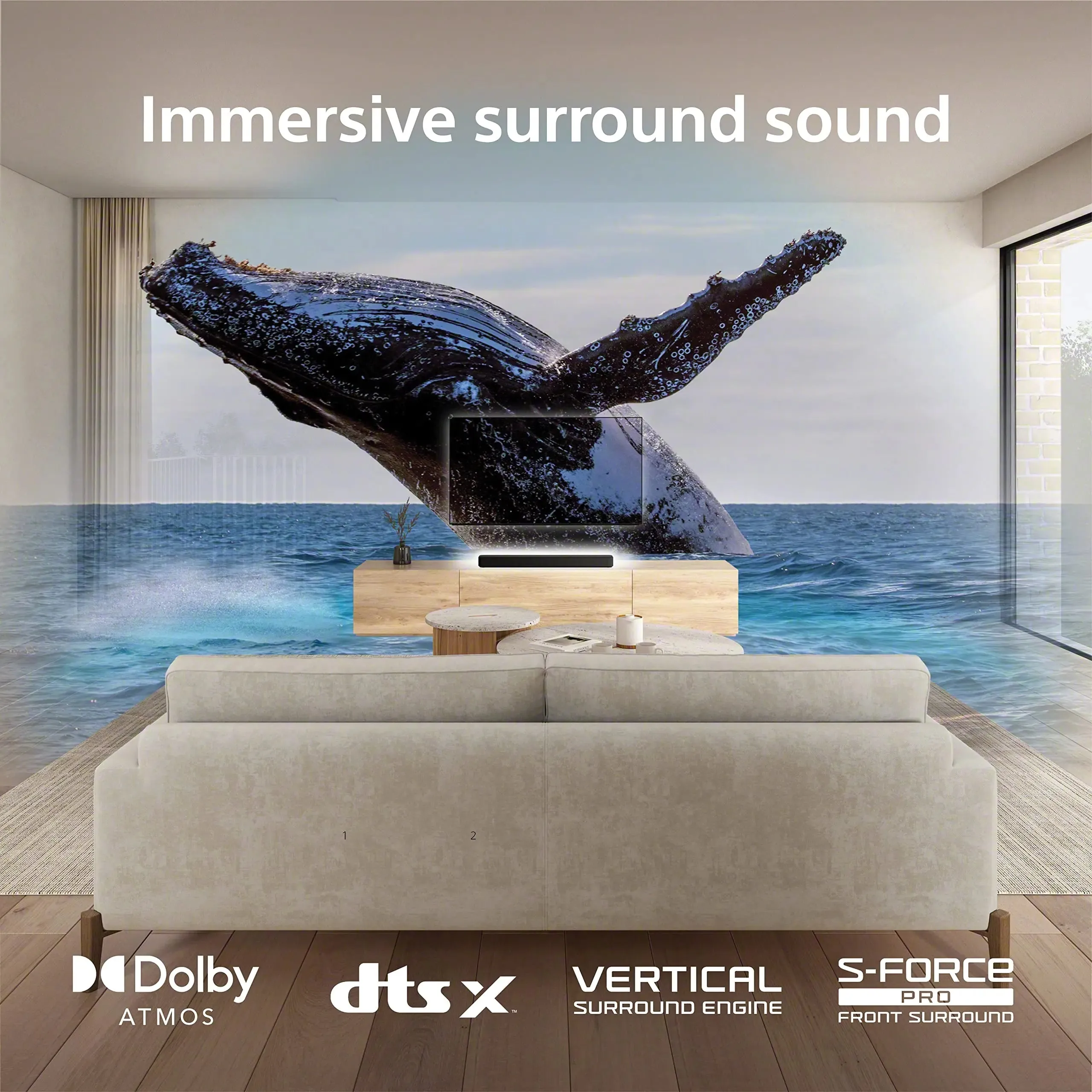 Certified Refurbished - Sony HT-S2000: 3.1ch Dolby Atmos/DTS:X Soundbar Surround Sound