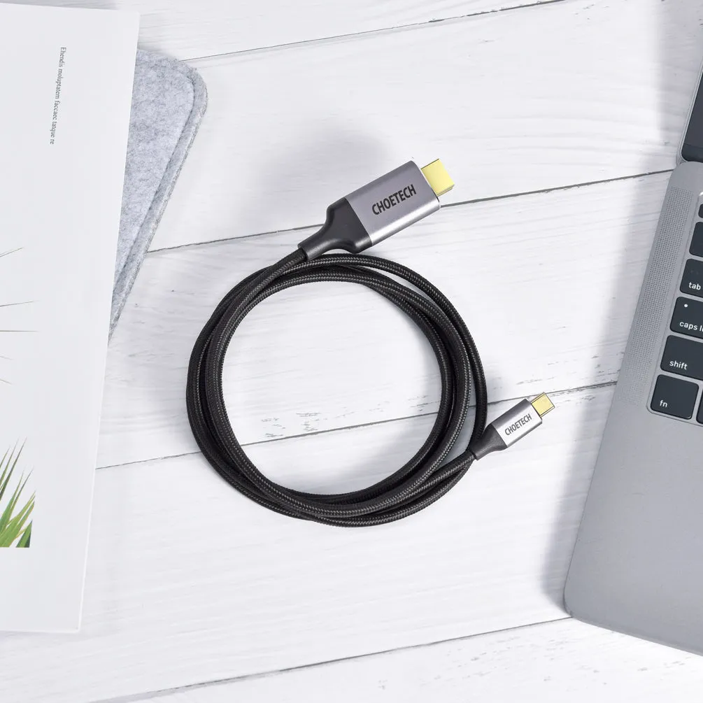 CH0021-BK Choetech USB-C to HDMI Cable (4K@60Hz) 6.5ft (2m)