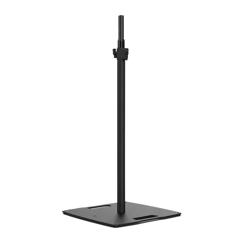 Chauvet FLEXSTAND Flatbase Speaker/Lighting Stand, Black 4.8-8ft, 150lb Load Capacity
