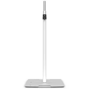 Chauvet FLEXSTANDWHT Flatbase Speaker/Lighting Stand, White, 4.8-8ft, 150lb Load Capacity