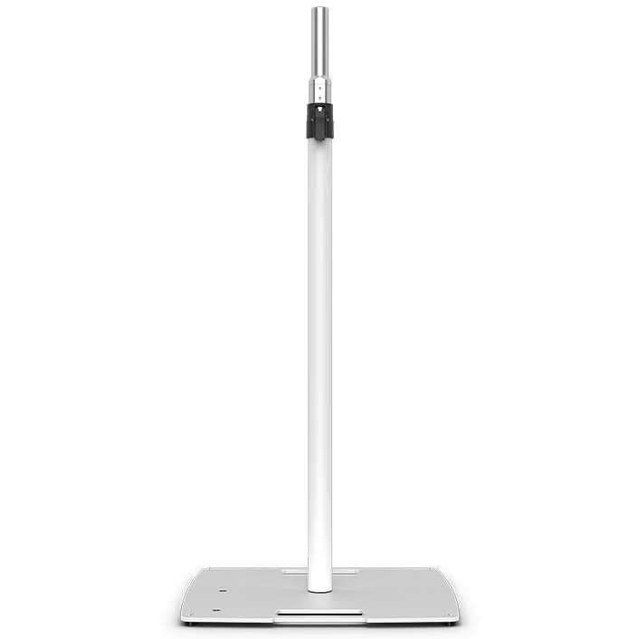 Chauvet FLEXSTANDWHT Flatbase Speaker/Lighting Stand, White, 4.8-8ft, 150lb Load Capacity