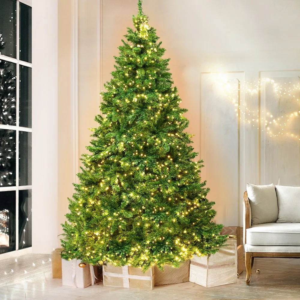 Christmas Tree 1.8M With 874 LED Lights Warm White Green