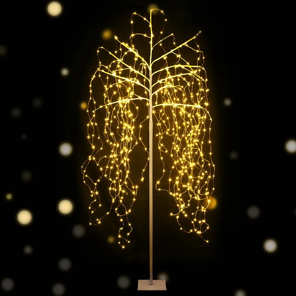 Christmas Tree 2.1M 600 LED Trees With Lights Warm White