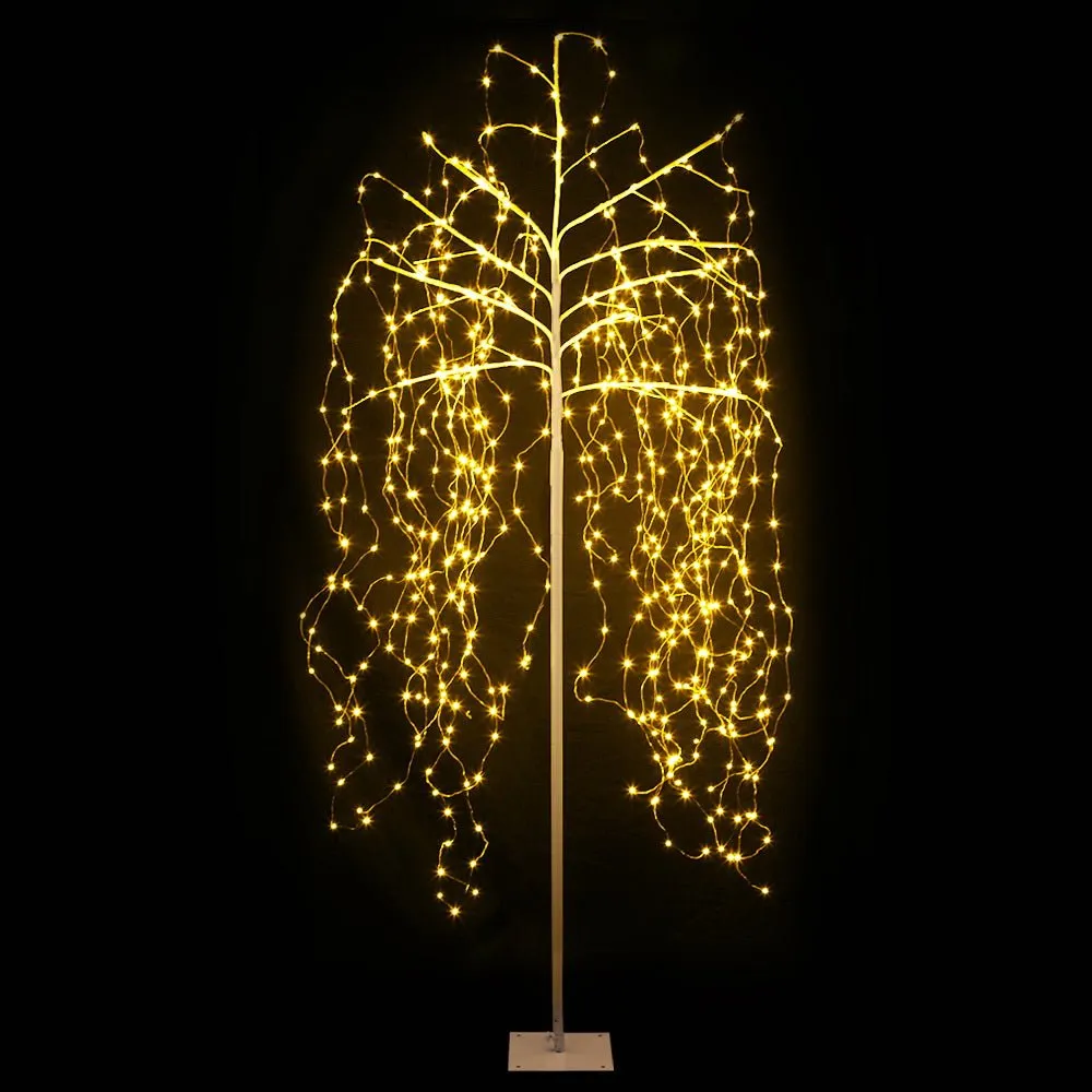 Christmas Tree 2.1M 600 LED Trees With Lights Warm White