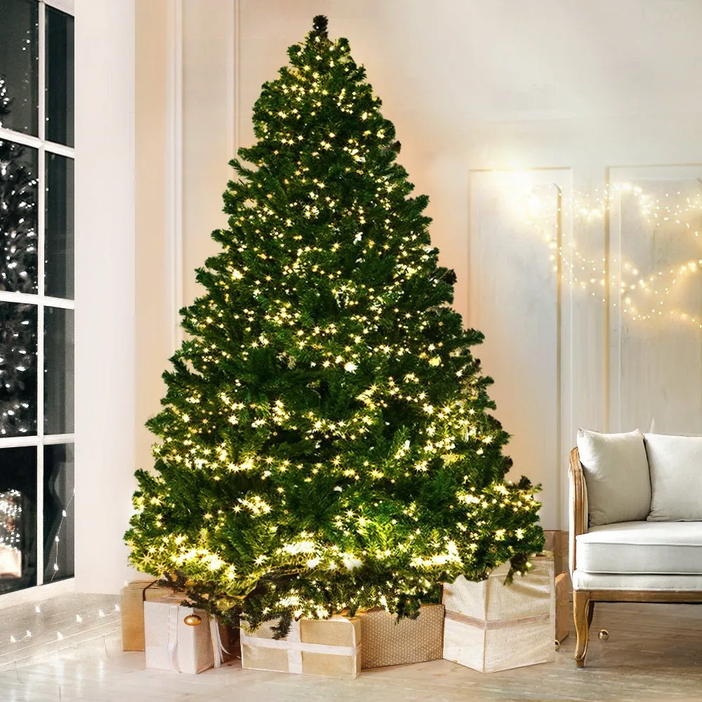Christmas Tree 2.1M Xmas Tree with 3000 LED Lights Warm White