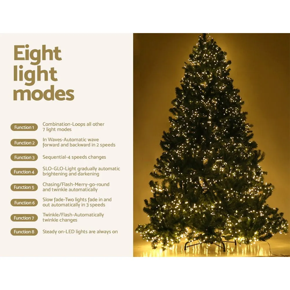 Christmas Tree 2.1M Xmas Tree with 3000 LED Lights Warm White