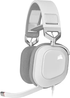 Corsair HS80 RGB Wired Gaming Headset - White