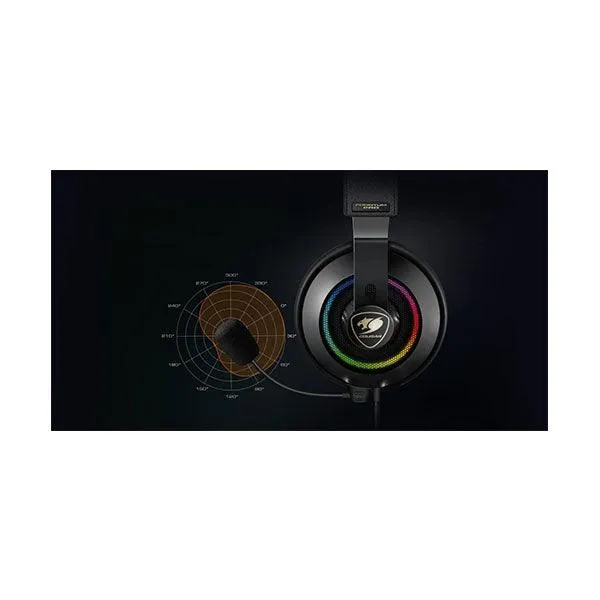 Cougar Phontum Pro Headset 7.1 Surround Sound - Black-5KYW