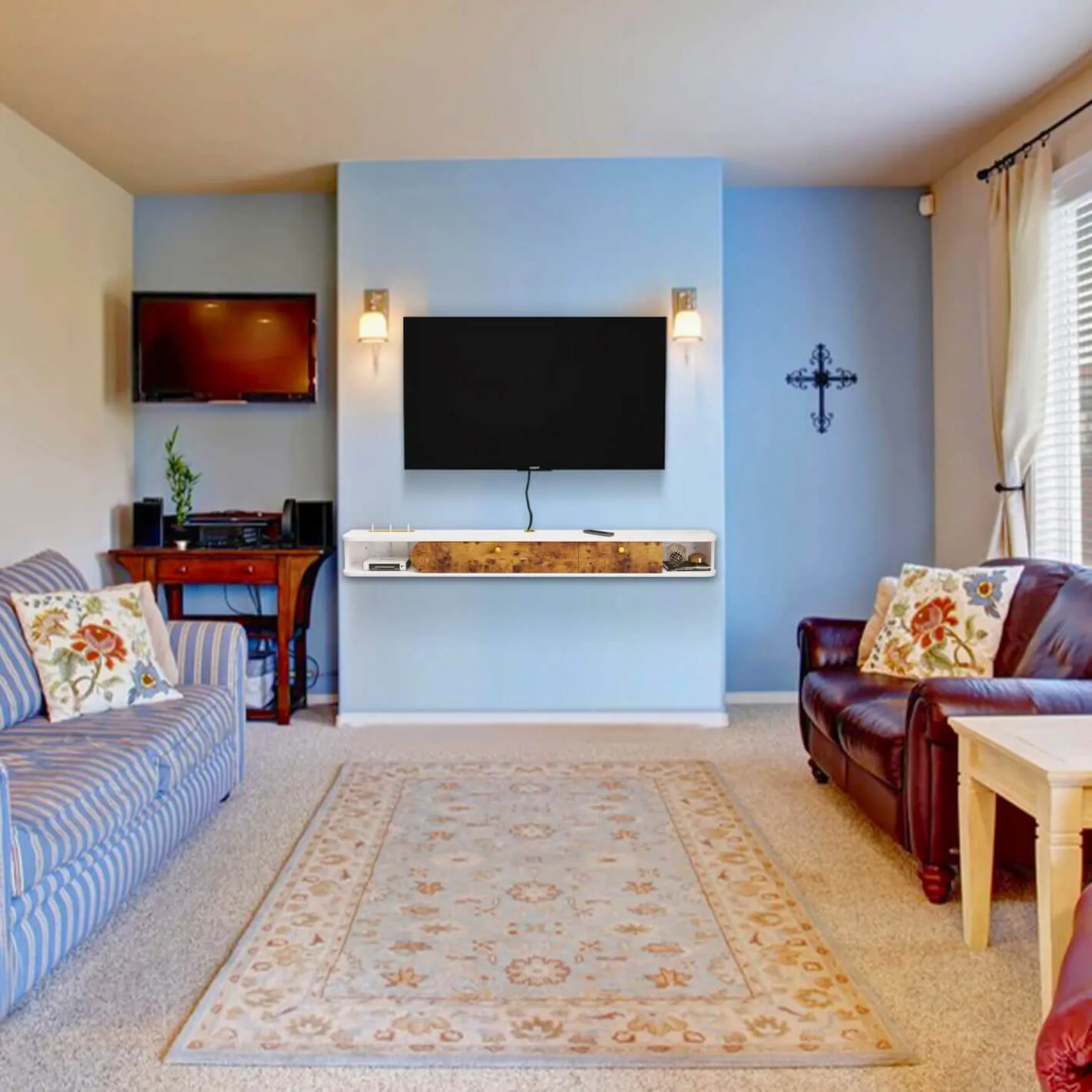Custom Bareo Floating TV Stand
