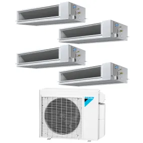 Daikin 4-Zone Concealed Ducted Mini-Split 36000 BTU Heat Pump Air Conditioner 9k   9k   9k   9k - 14.9 SEER2