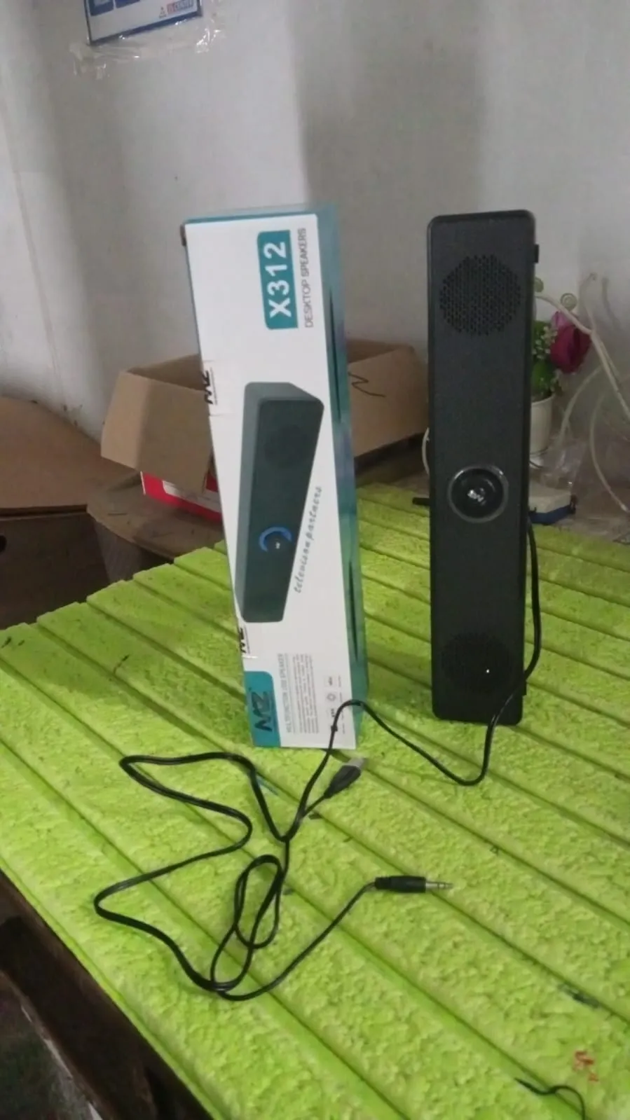 Desktop USB Powered Speaker Plug & Play 1 Pc