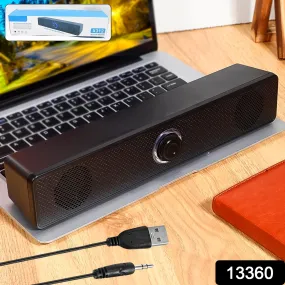 Desktop USB Powered Speaker Plug & Play 1 Pc
