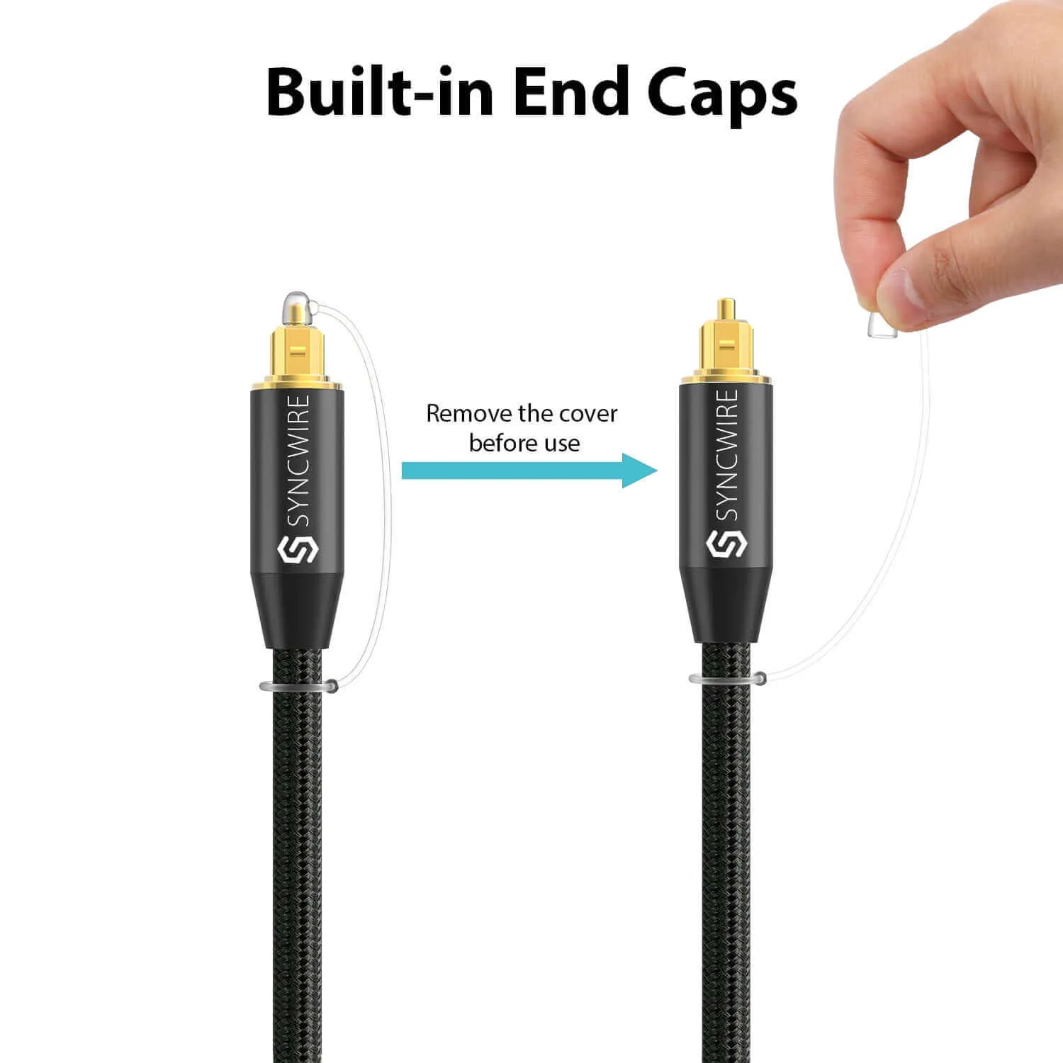 Digital Optical Audio Cable 10ft