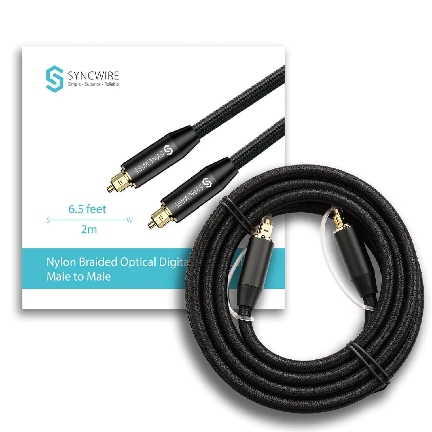 Digital Optical Audio Cable 10ft