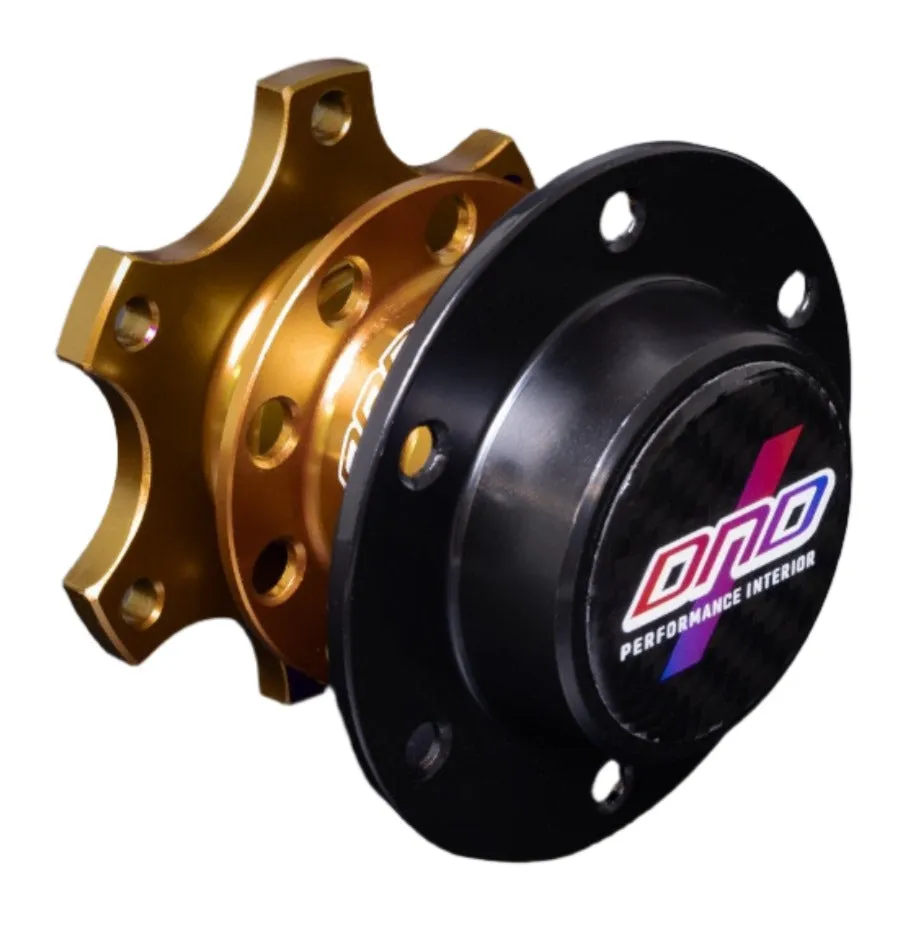 DND Spline V1 Quick Release Steering Wheel Hub (Carbon Fiber Cover) Anodized