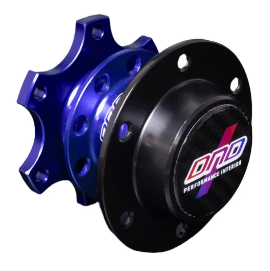 DND Spline V1 Quick Release Steering Wheel Hub (Carbon Fiber Cover) Anodized