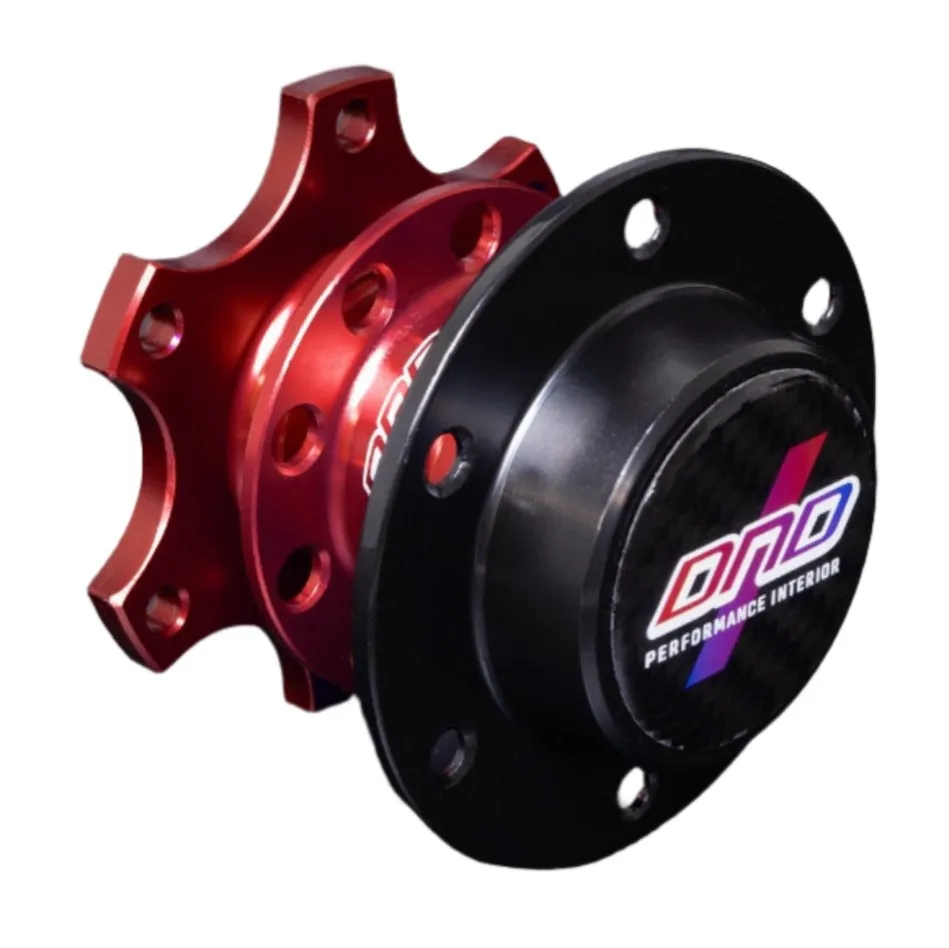 DND Spline V1 Quick Release Steering Wheel Hub (Carbon Fiber Cover) Anodized
