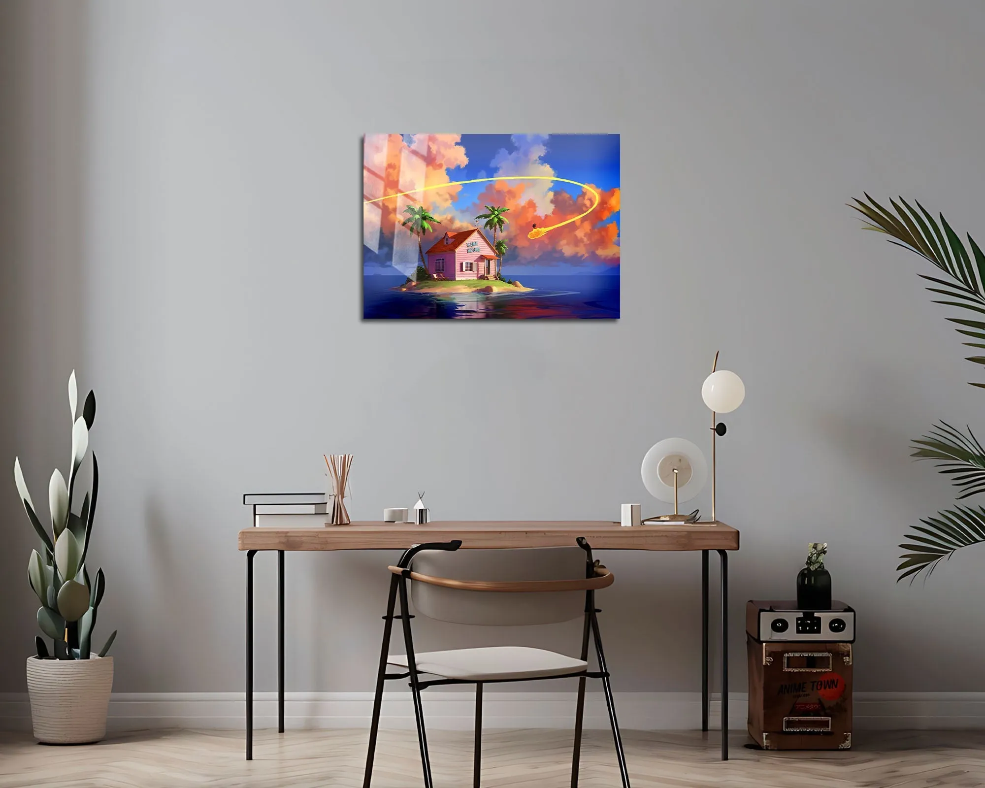 Dragon Ball Kame Island Metal Poster