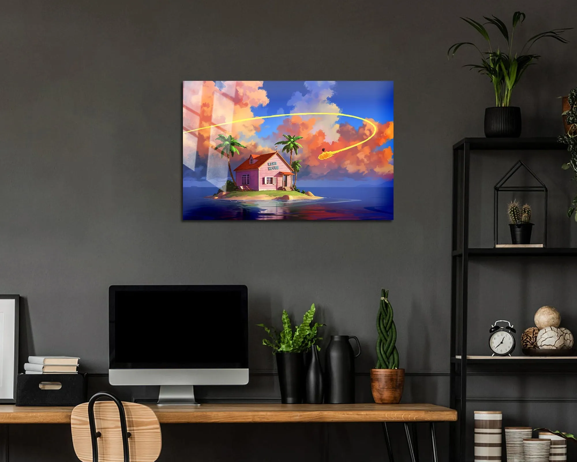 Dragon Ball Kame Island Metal Poster