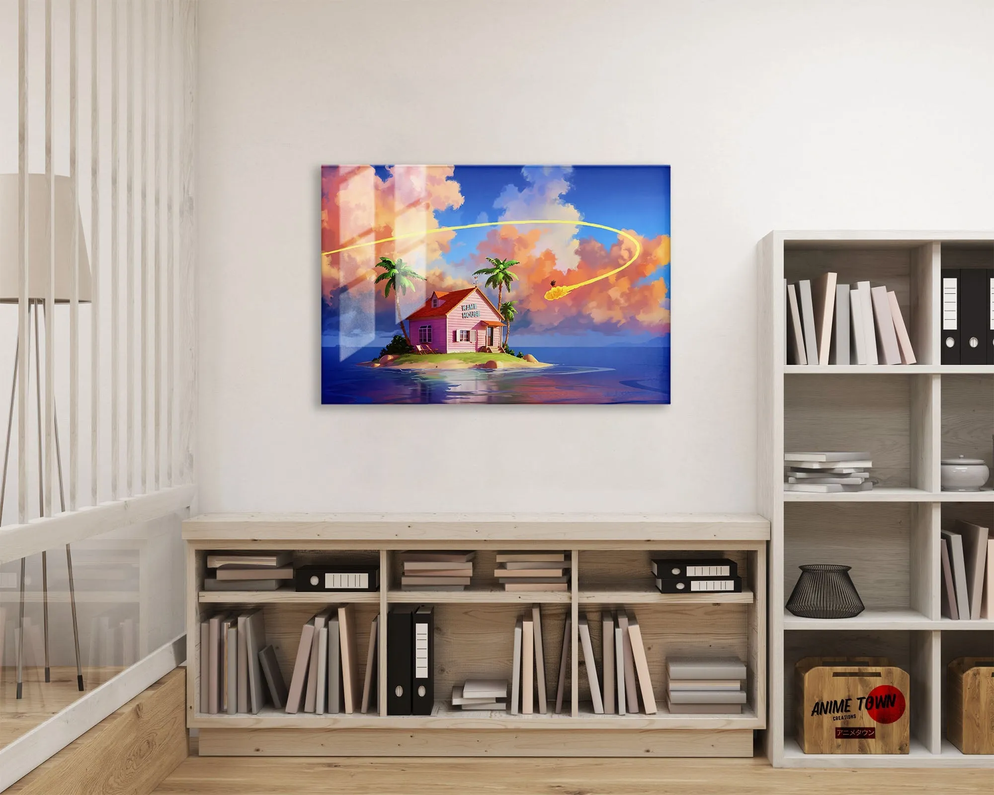 Dragon Ball Kame Island Metal Poster
