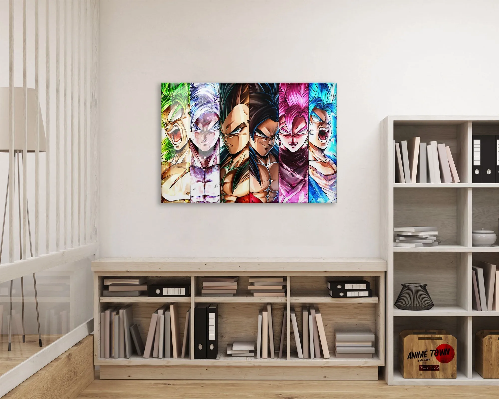 Dragon Ball Saiyan Forms Metal Poster