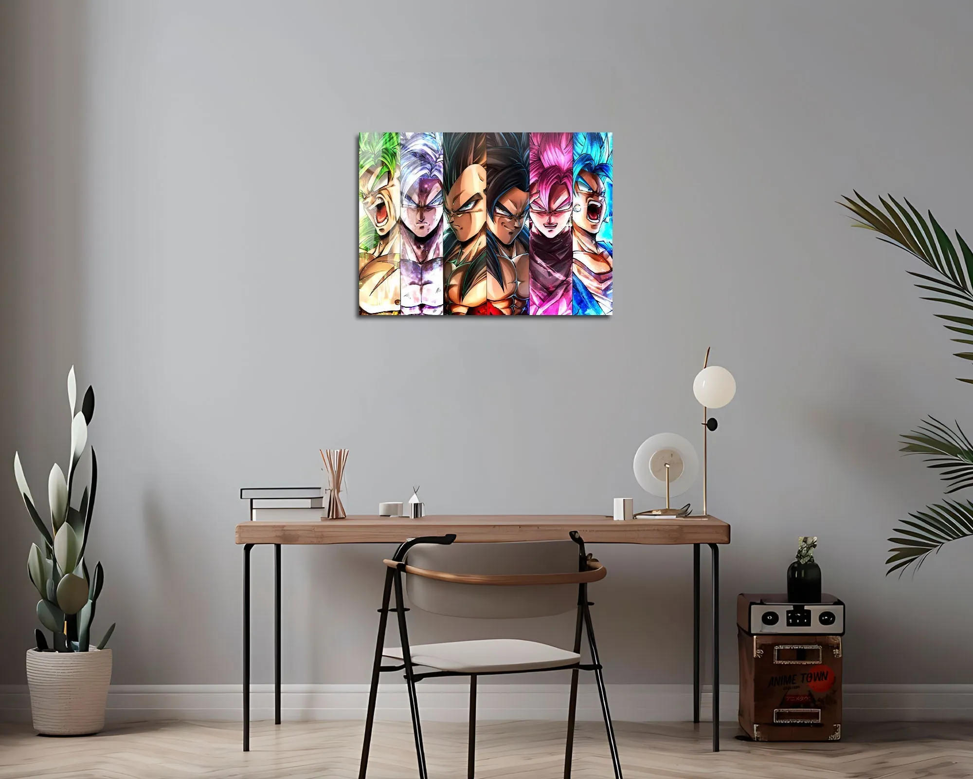 Dragon Ball Saiyan Forms Metal Poster