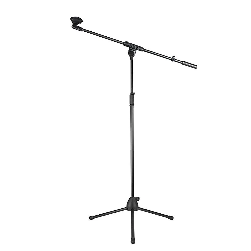 Durable Adjustable Tripod Mic Stands with Boom (2-Pack)
