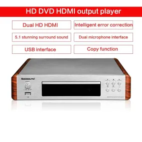 DVD Player HD DVD Player Household Children&#39;s EVD Player Vcd Usb Interface Optical Fiber Karaoke Player 5.1 Surround Sound
