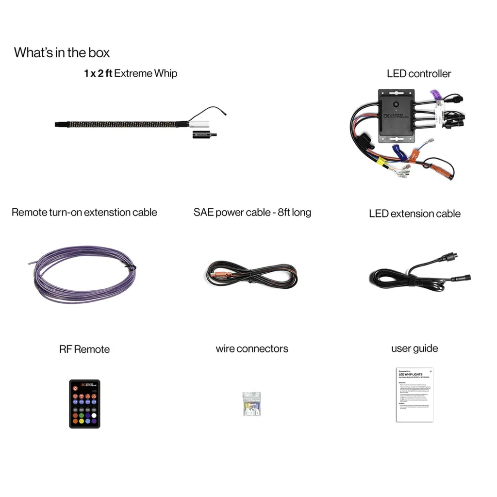 EcoXGear Extreme Whip Kit 2ft   Contoller