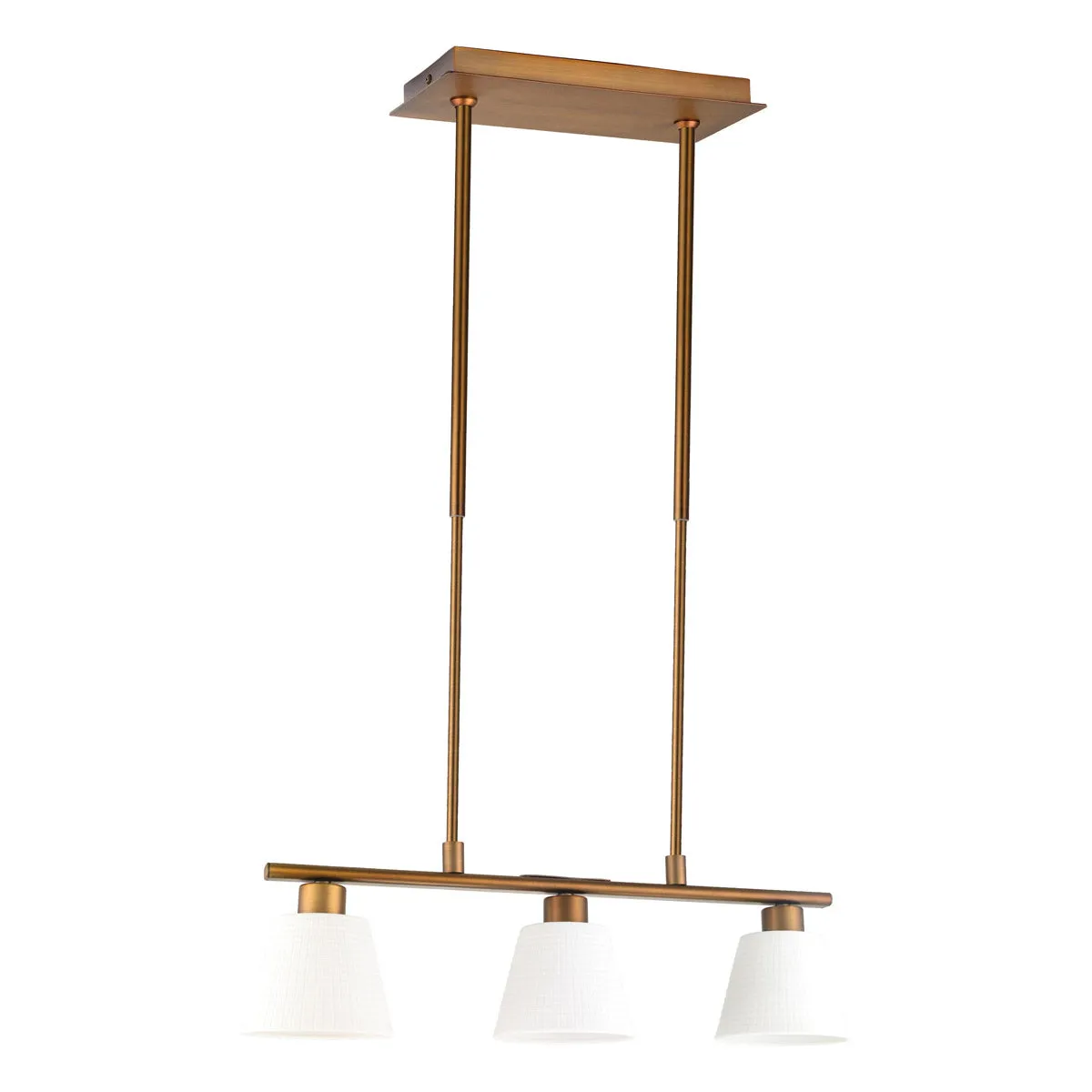 Eglo 90334A Fossano 3 Light 21 inch Bronze Island Light Ceiling Light