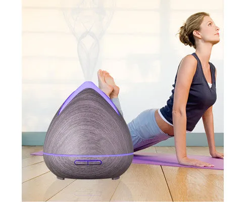 Essential Oils Ultrasonic Aromatherapy Diffuser Air Humidifier Purify 400ML - Violet