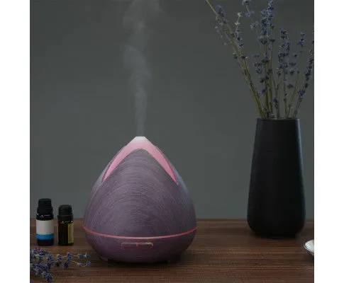 Essential Oils Ultrasonic Aromatherapy Diffuser Air Humidifier Purify 400ML - Violet