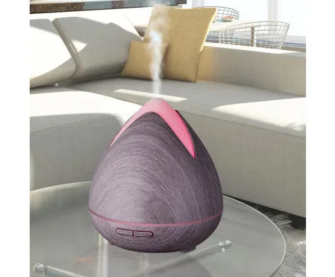 Essential Oils Ultrasonic Aromatherapy Diffuser Air Humidifier Purify 400ML - Violet